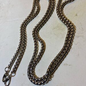 Silver Heavy Chain Replacement Removable Strap for Evening Bags Clutches